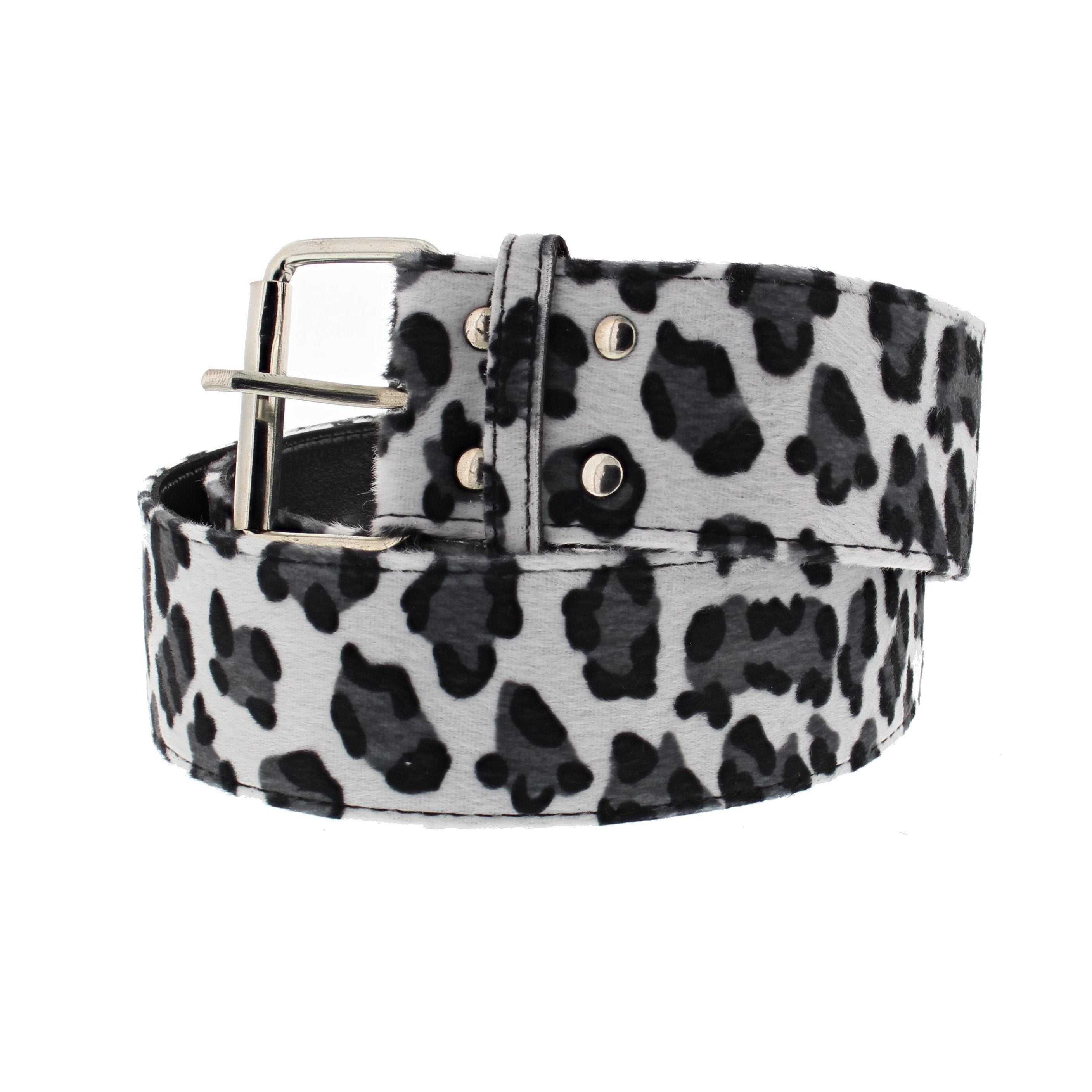 Cow Print Belt