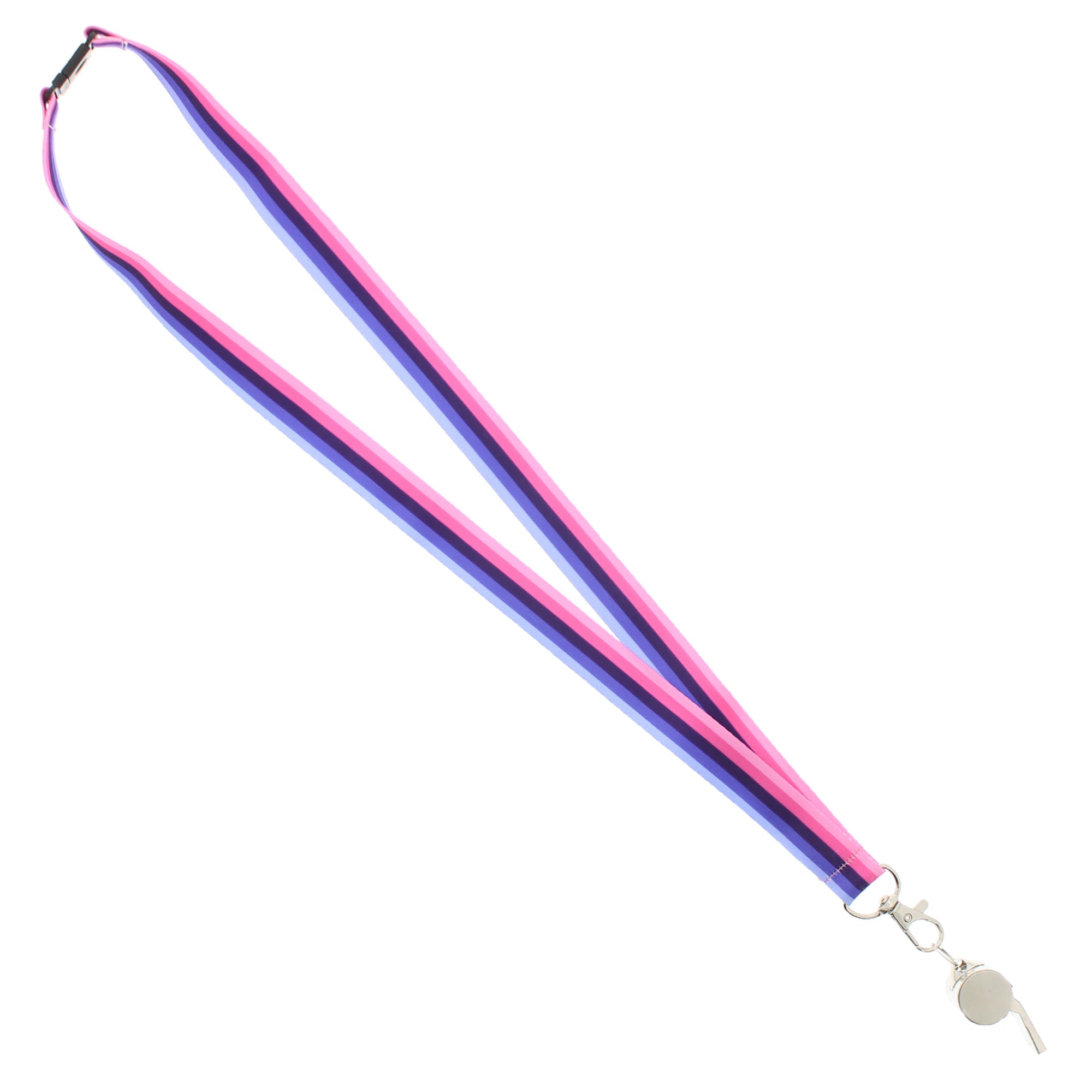 Metal Whistle on Omnisexual Lanyard