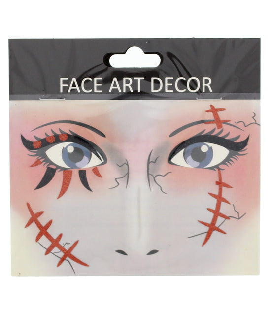 Halloween Stitch Face Stickers