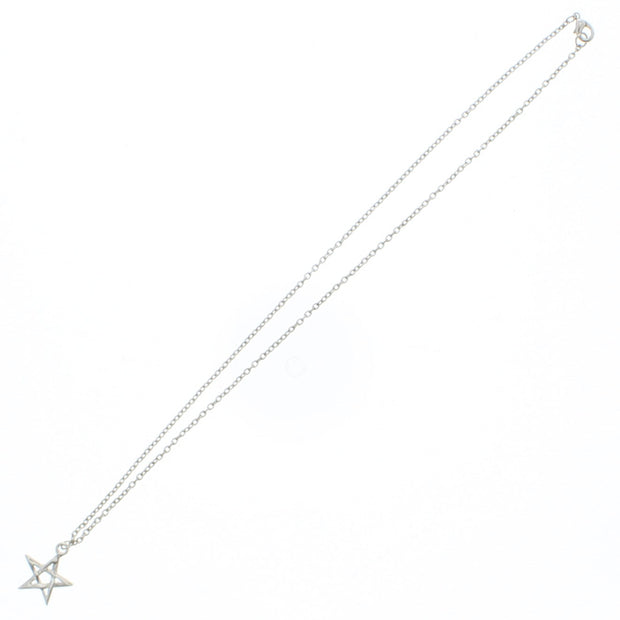 Inverted Mini Pentagram Chain Necklace