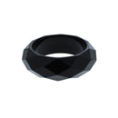Plastic Chunky Faceted Geometric Bangle