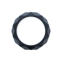 Plastic Chunky Faceted Geometric Bangle