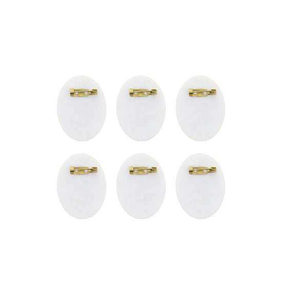 Smooth Retro Brooch Pin Badges