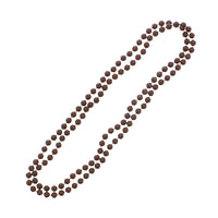 Marble Effect Long Plastic Beaded Necklace