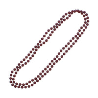 Marble Effect Long Plastic Beaded Necklace