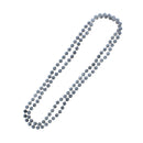 Marble Effect Long Plastic Beaded Necklace