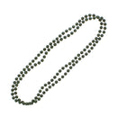 Marble Effect Long Plastic Beaded Necklace