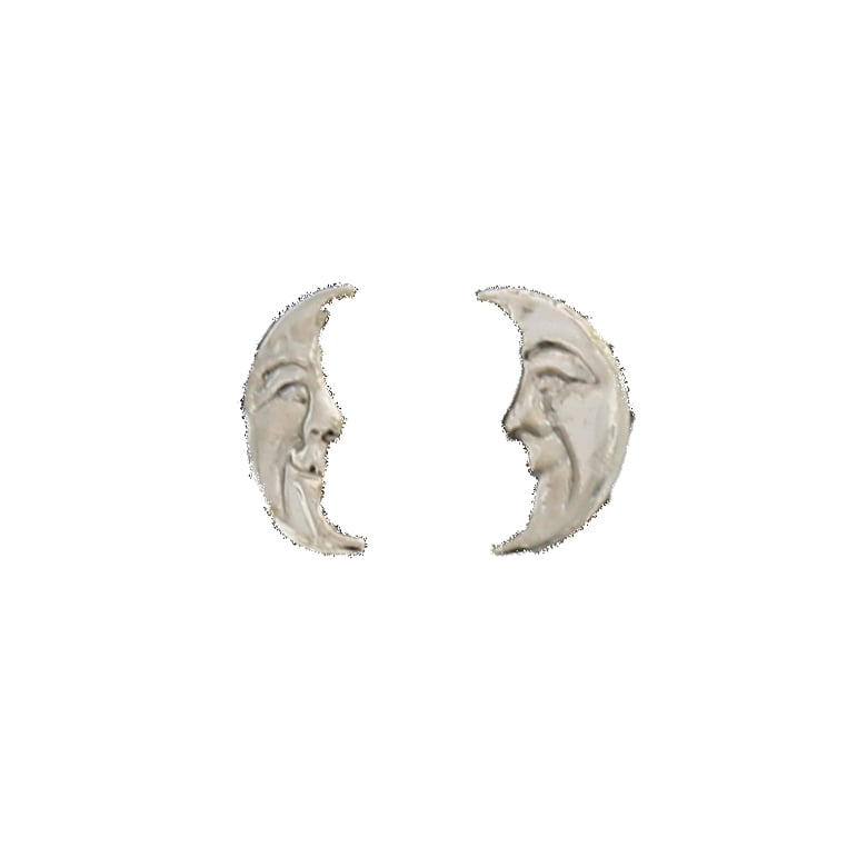 Moon Stud Earrings