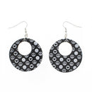 Retro 90s CND Peace Sign & Smiley Face Disc Earrings