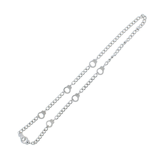 Metal Handcuff Link Chain Aesthetic Necklace