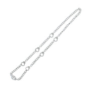 Metal Handcuff Link Chain Aesthetic Necklace