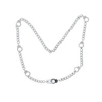 Metal Handcuff Link Chain Aesthetic Necklace