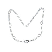 Metal Handcuff Link Chain Aesthetic Necklace