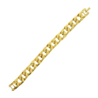 Men's Strong Gold Curb Heavy Chain Bracelet