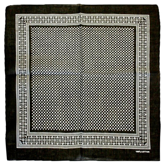 Small Polka Dot Bandana with Border