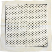Small Polka Dot Bandana with Border