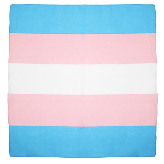 Transgender Flag Cotton Bandana