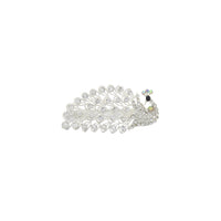 Set of 12 Metal Peacock Rhinestone Elegant Hair Clips
