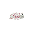 Set of 12 Metal Peacock Rhinestone Elegant Hair Clips