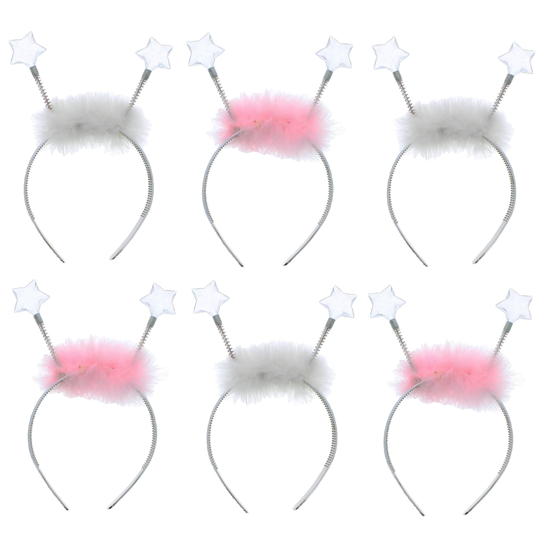 Assorted Pastel Star & Fur Head Boppers