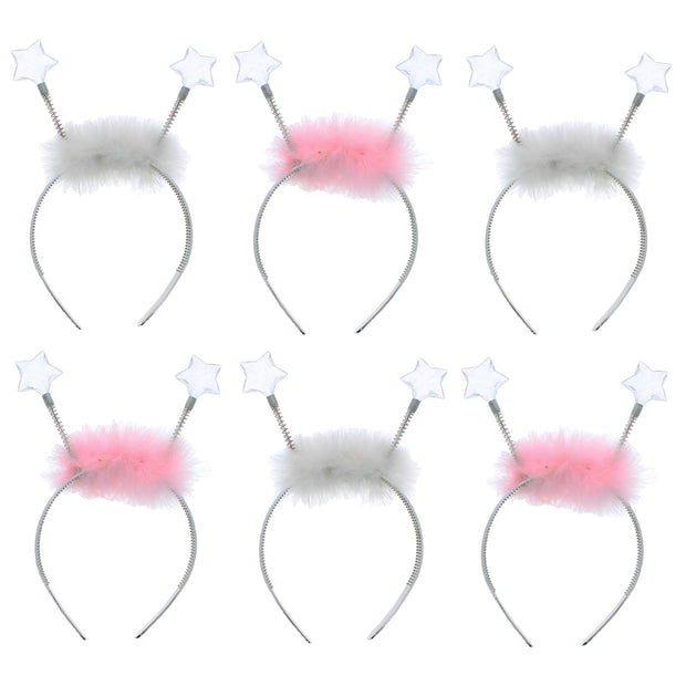 Assorted Pastel Star & Fur Head Boppers