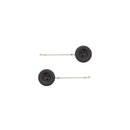 Pair of Button Bobby Pins Hair Grips