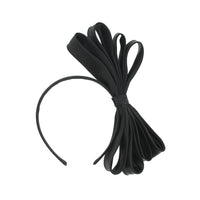 Polyester Pleated Bow Headband