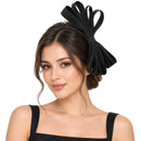 Polyester Pleated Bow Headband