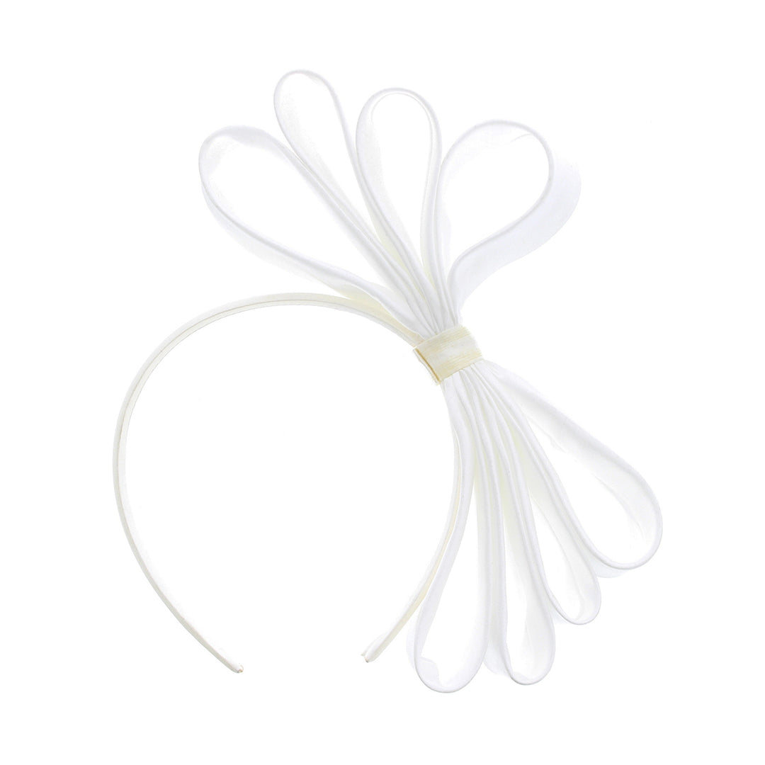 Polyester Pleated Bow Headband