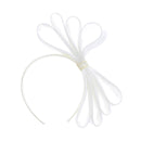Polyester Pleated Bow Headband