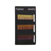 Card of 24 Fashion Hair Grips Set