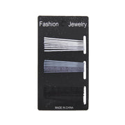 Card of 24 Fashion Hair Grips Set