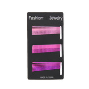 Card of 24 Fashion Hair Grips Set