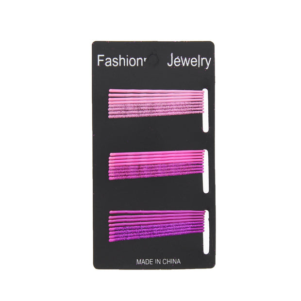 Card of 24 Fashion Hair Grips Set