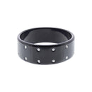 Plastic Double Row Rhinestone Bangle
