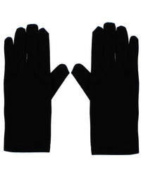 Fancy Dress Black Gentlemen's Gloves/ Black Magician Gloves