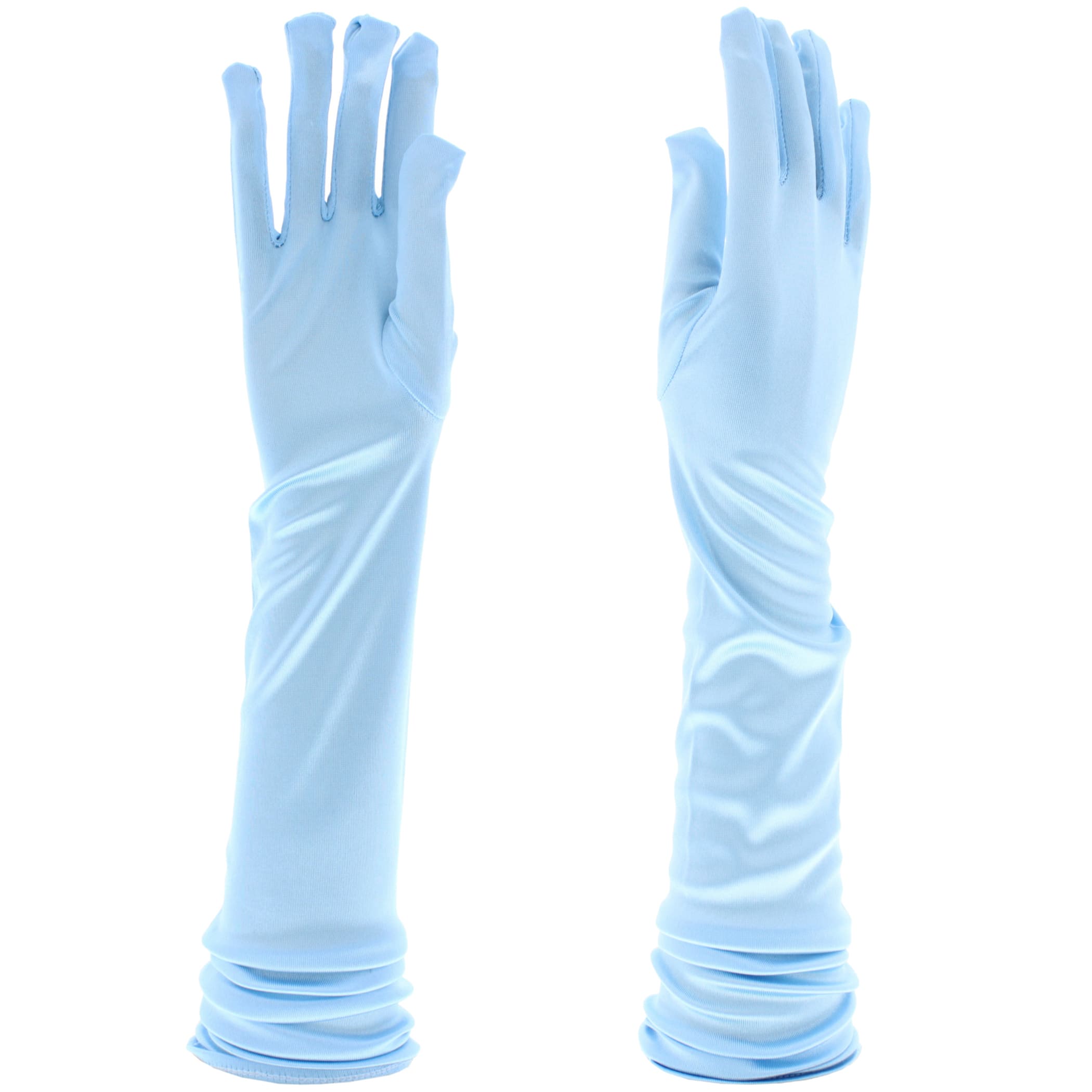 Long Satin Gloves