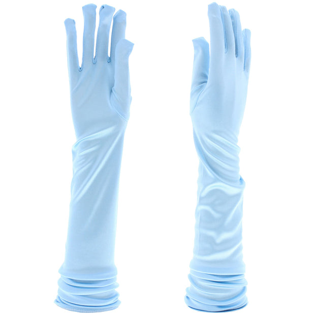 Long Satin Gloves