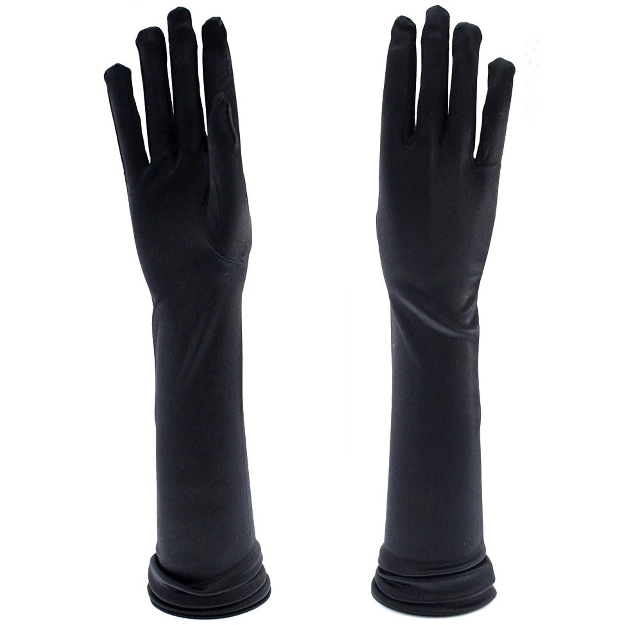 Long Satin Gloves