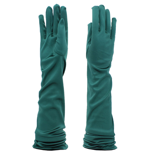 Long Satin Gloves