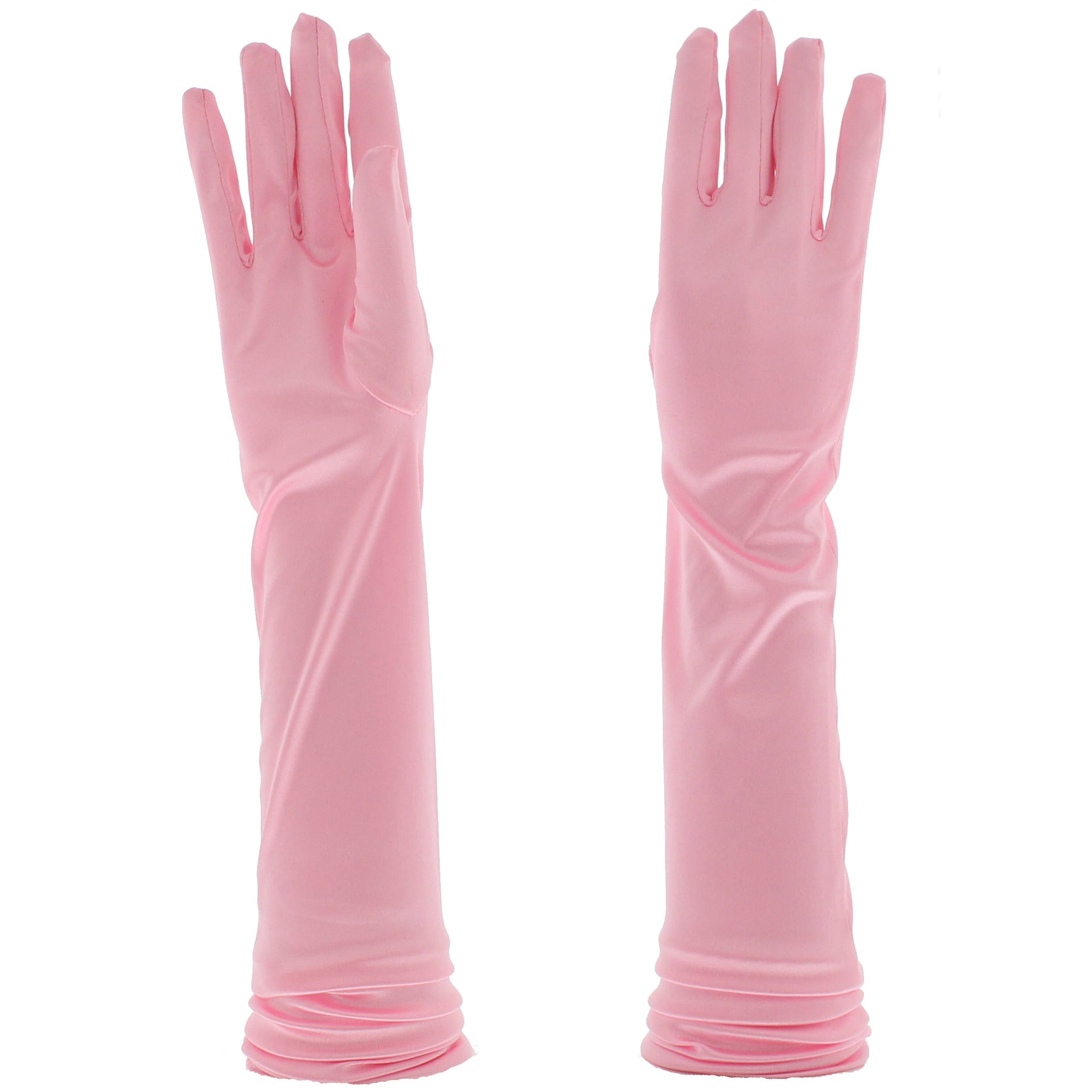 Long Satin Gloves