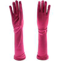 Long Satin Gloves