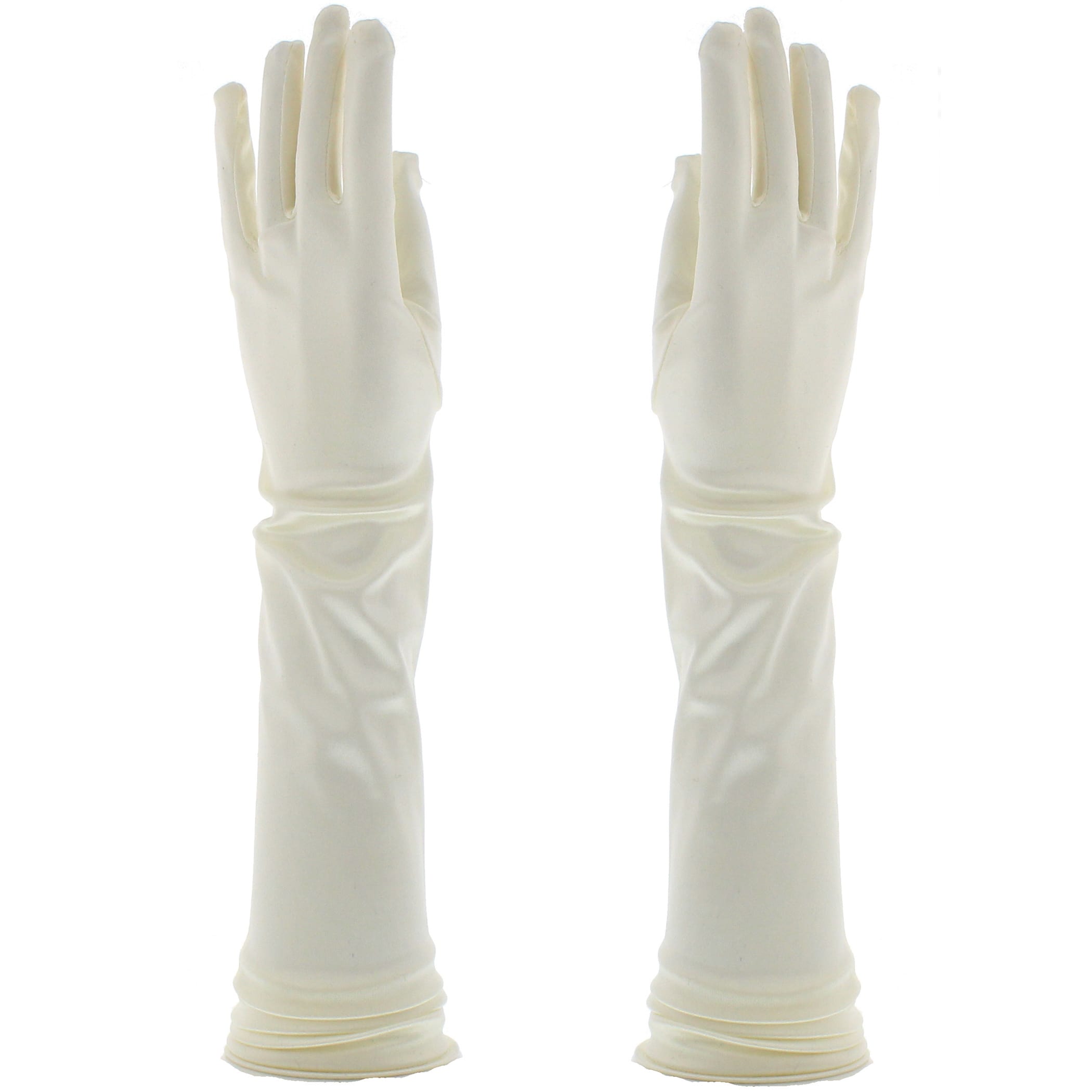 Long Satin Gloves