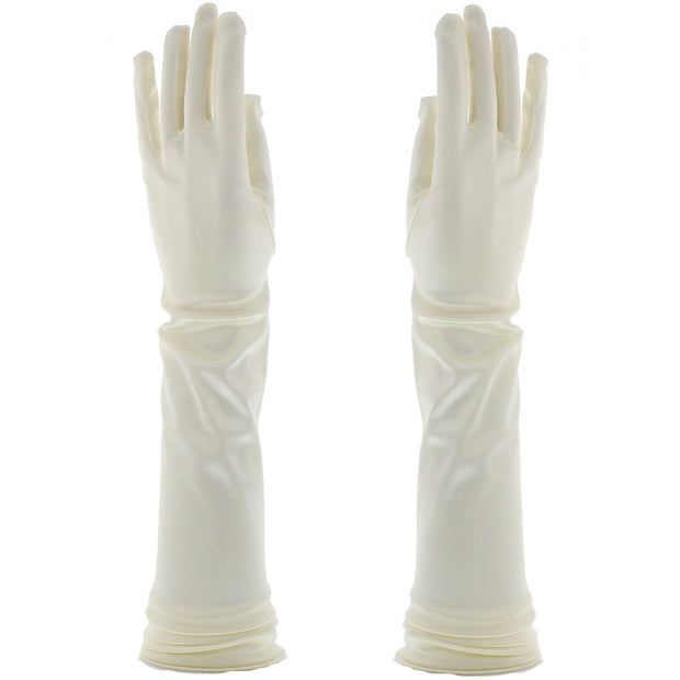 Long Satin Gloves