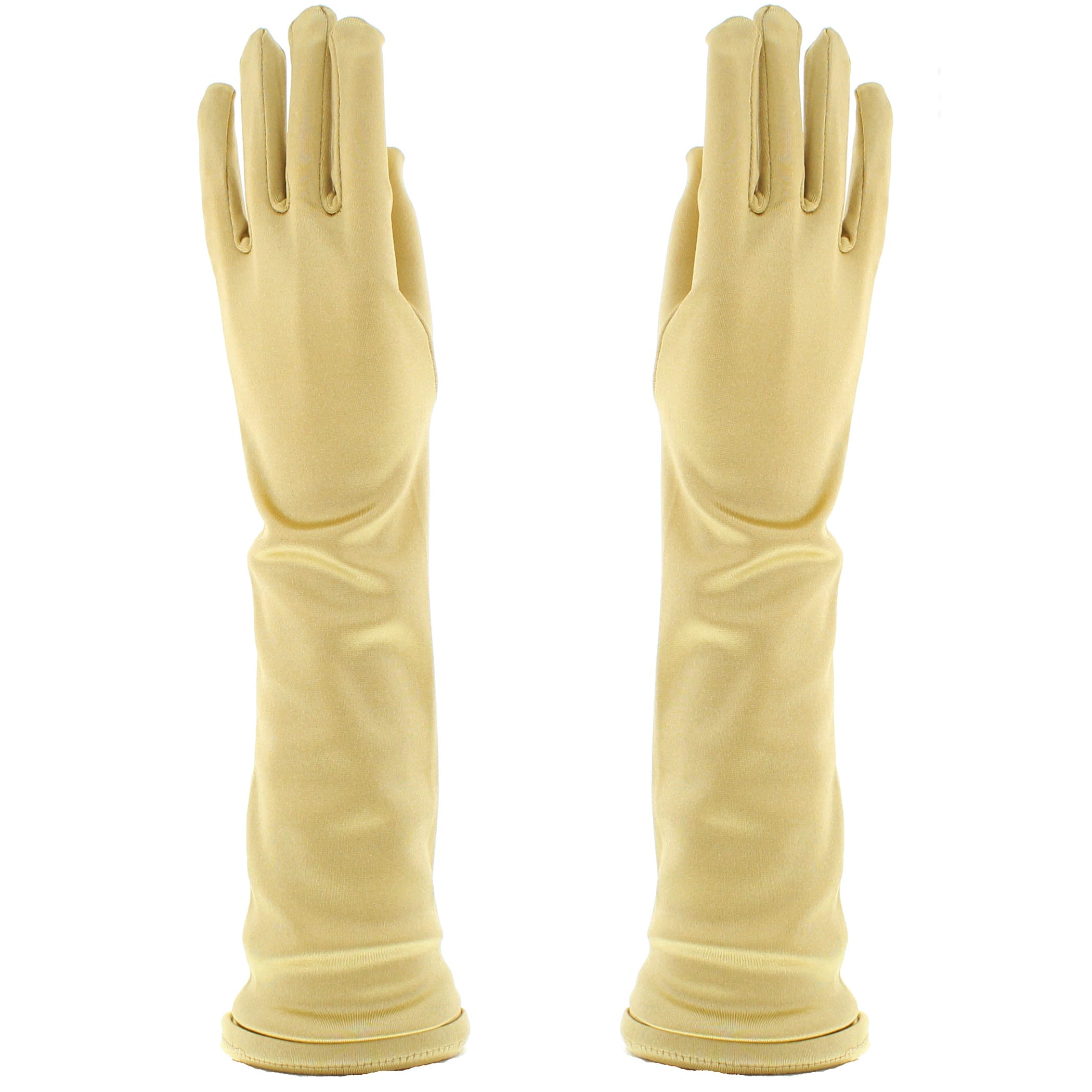 Long Satin Gloves