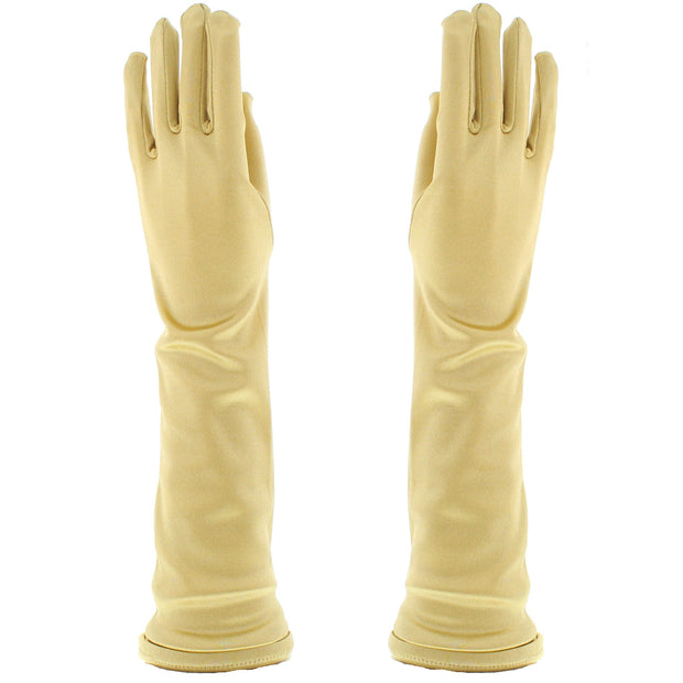 Long Satin Gloves