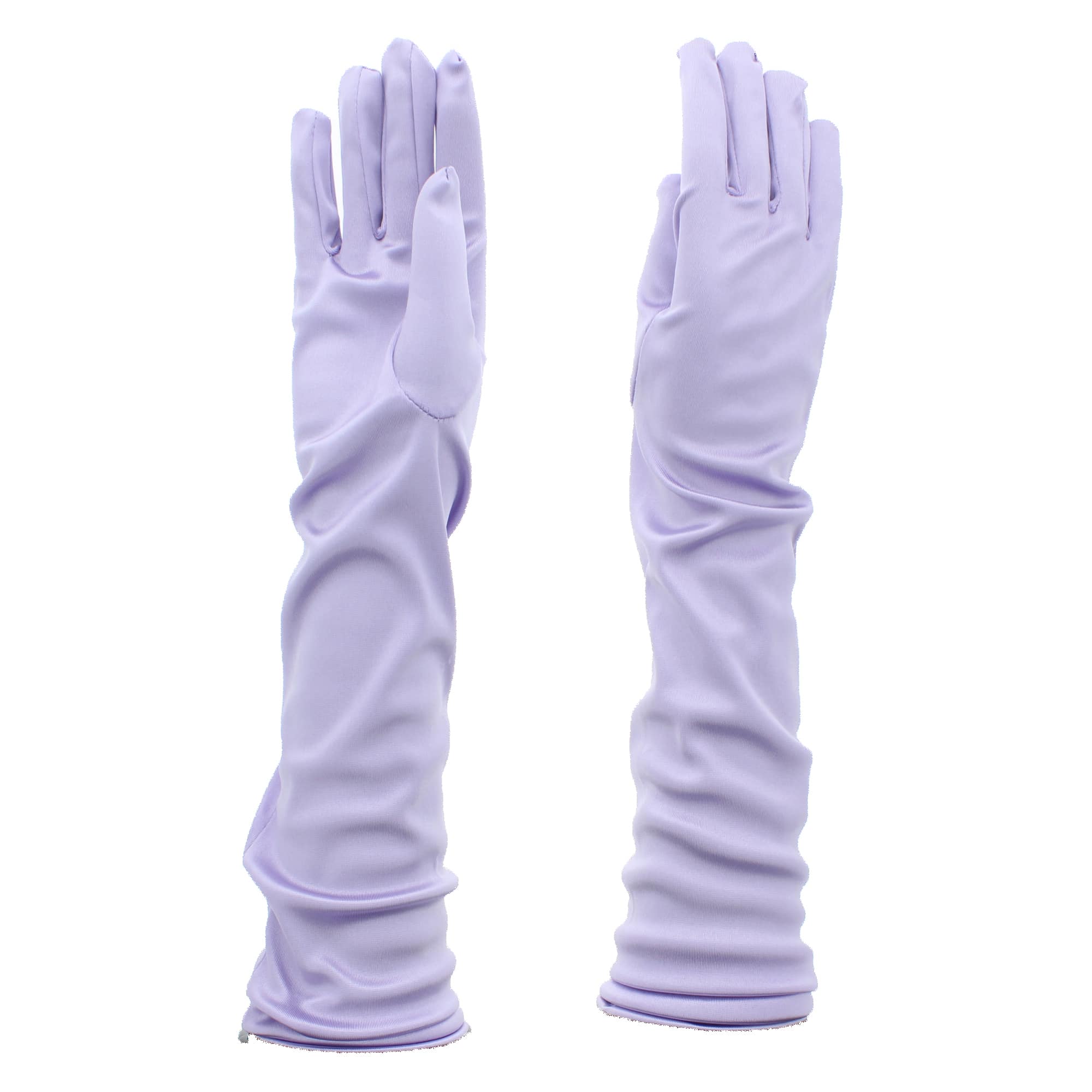 Long Satin Gloves