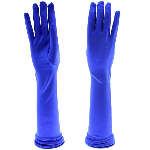 Long Satin Gloves