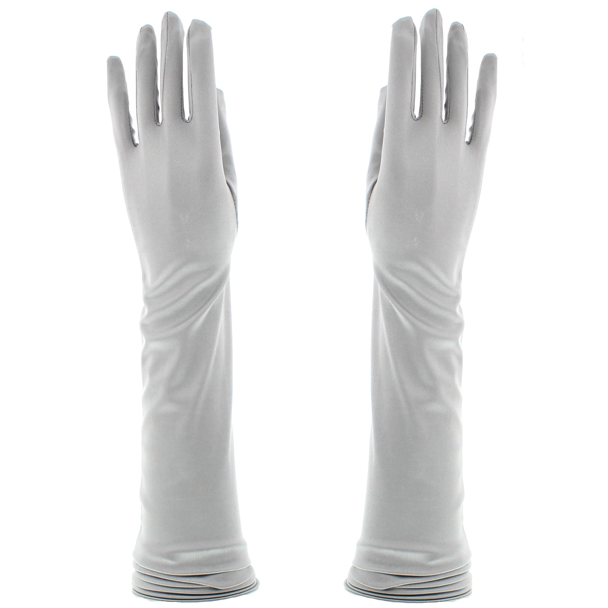 Long Satin Gloves