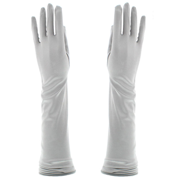 Long Satin Gloves
